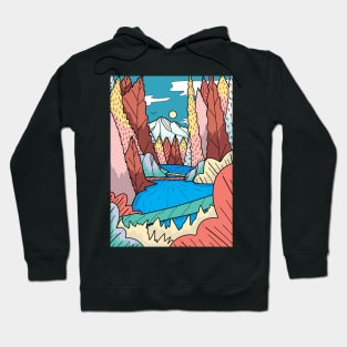 A view downstream Hoodie